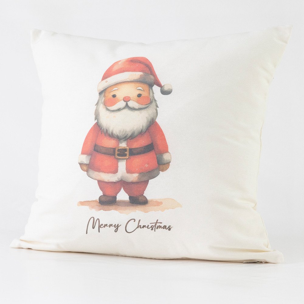 Μαξιλάρι Διακοσμητικό Χριστουγεννιάτικο Printed Σχέδιο 123 - 45 x 45 cm - Εκρού - Borea Home Textiles