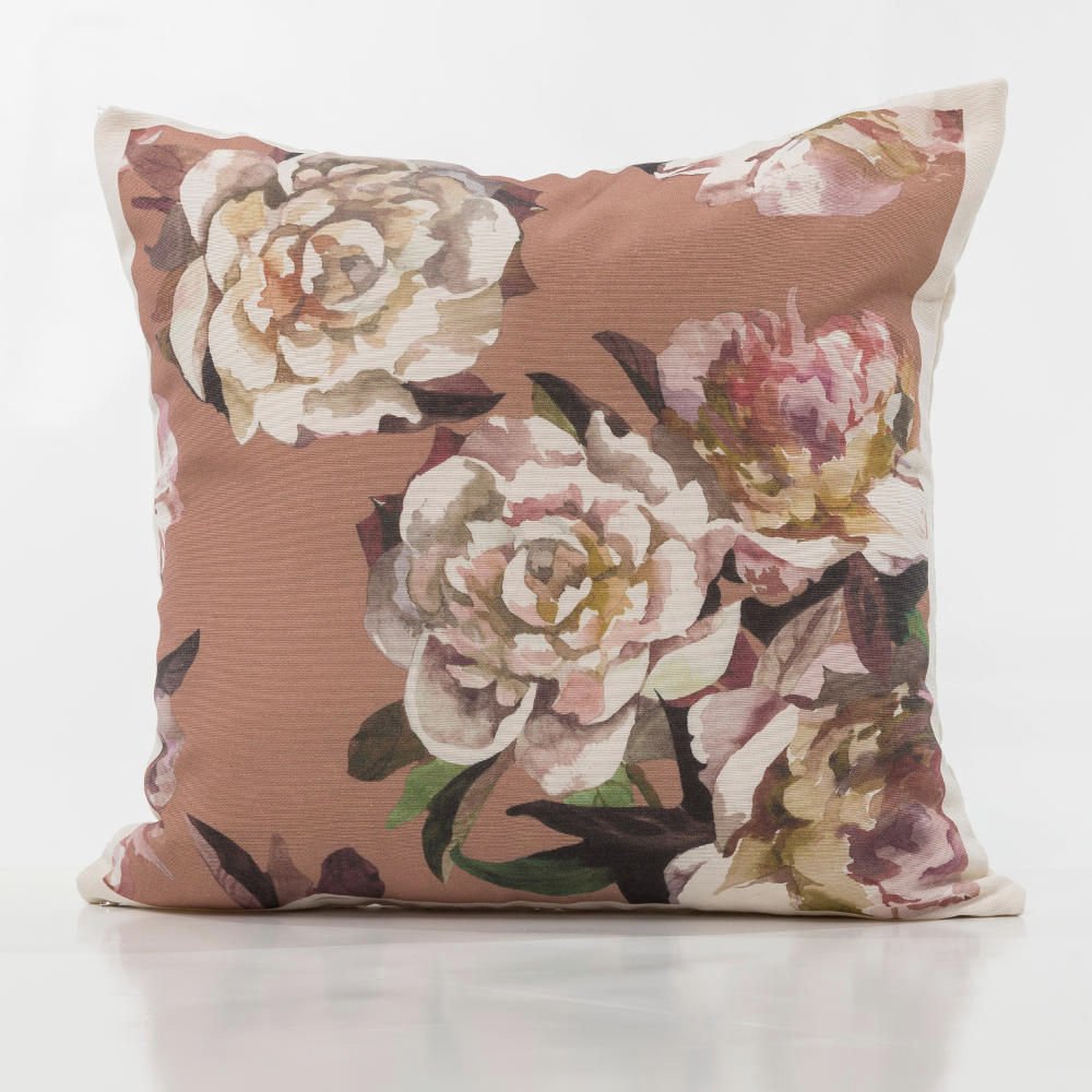 Μαξιλάρι Διακοσμητικό Printed Σχέδιο 17 - 45 x 45 cm - Εκρού - Borea Home Textiles