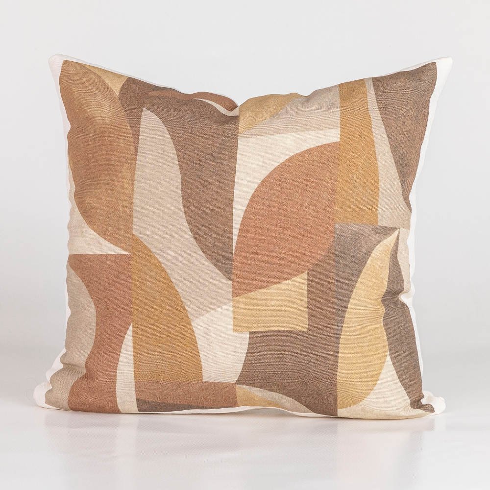 Μαξιλάρι Διακοσμητικό Printed Σχέδιο 65 - 45 x 45 cm - Εκρού - Borea Home Textiles