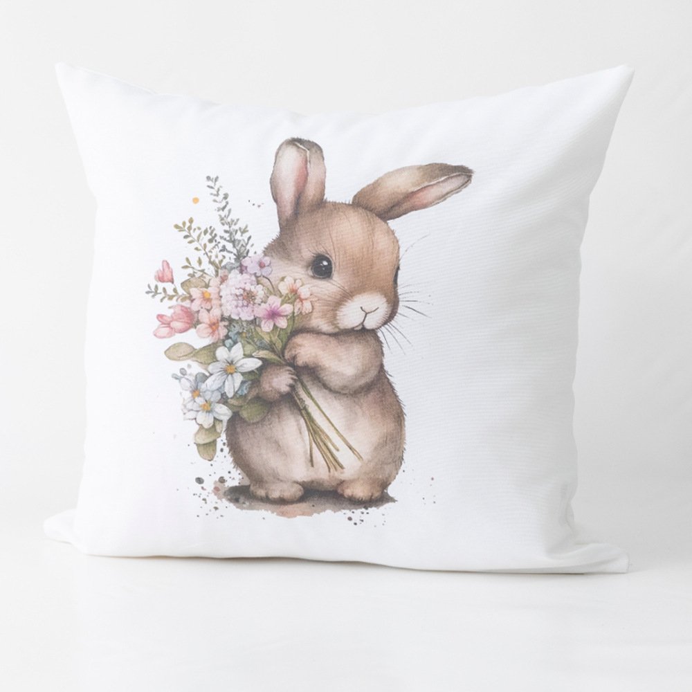 Μαξιλάρι Διακοσμητικό Printed Σχέδιο 67 - 45 x 45 cm - Λευκό - Borea Home Textiles