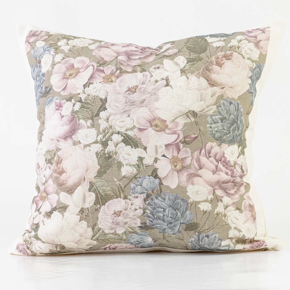 Μαξιλάρι Διακοσμητικό Printed Σχέδιο 75 - 45 x 45 cm - Εκρού - Borea Home Textiles