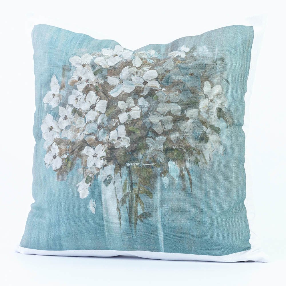 Μαξιλάρι Διακοσμητικό Printed Σχέδιο 81 - 45 x 45 cm - Λευκό - Borea Home Textiles