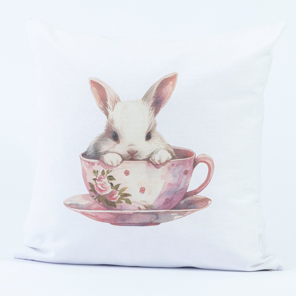 Μαξιλάρι Διακοσμητικό Printed Σχέδιο 84 - 45 x 45 cm - Λευκό - Borea Home Textiles