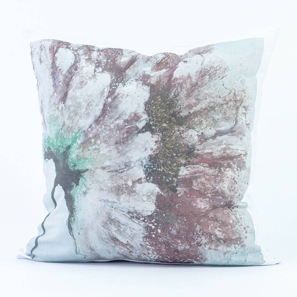 Μαξιλάρι Διακοσμητικό Printed Σχέδιο 87 - 45 x 45 cm - Λευκό - Borea Home Textiles