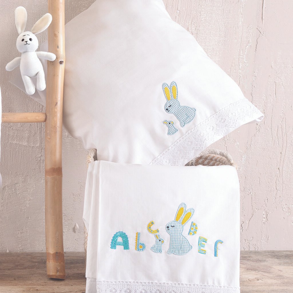 MIFFY ΣΙΕΛ - ΣΕΤ ΣΕΝΤΟΝΙΑ ΒΡΕΦΙΚΑ 3 ΤΕΜ. KENTHMA - ΣΙΕΛ - 100X160 - Rythmos