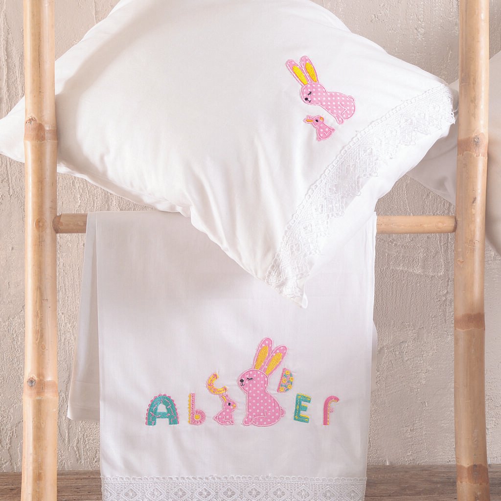 MIFFY ΡΟΖ - ΣΕΤ ΣΕΝΤΟΝΙΑ ΒΡΕΦΙΚΑ 3 ΤΕΜ. KENTHMA - ΡΟΖ - 100X160 - Rythmos