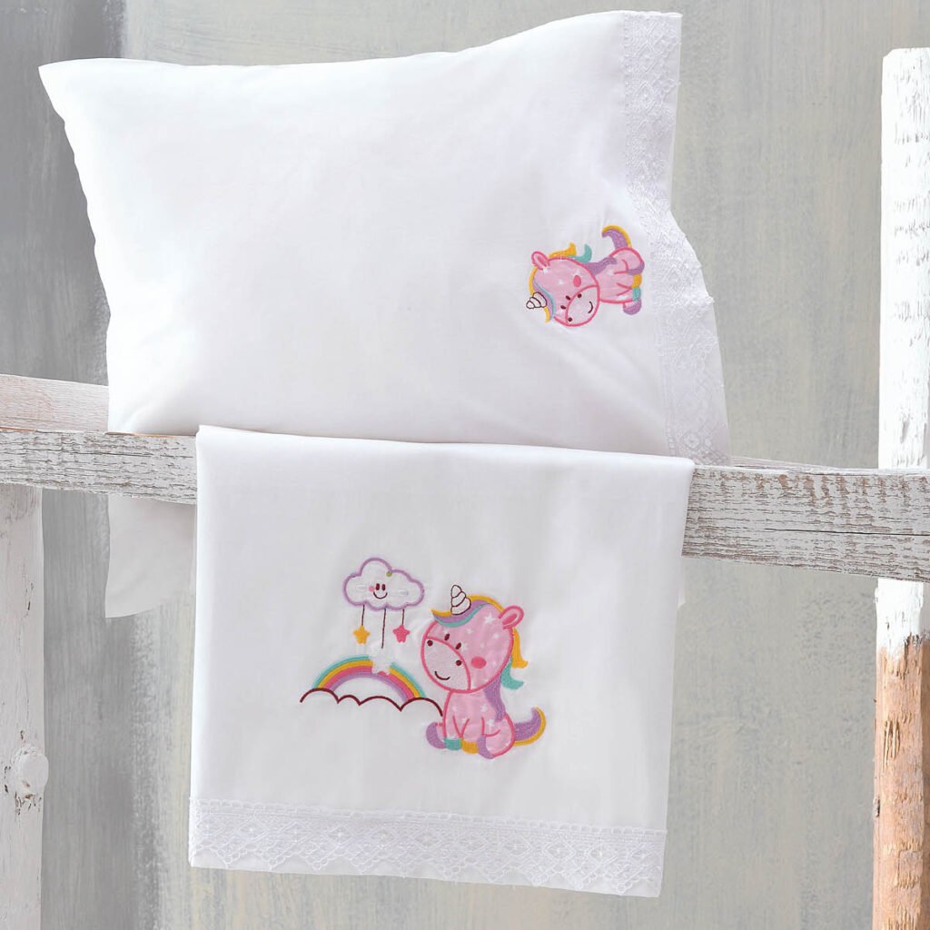 MONOKERO - ΣΕΤ ΣΕΝΤΟΝΙΑ ΒΡΕΦΙΚΑ 3 ΤΕΜ. KENTHMA - ΡΟΖ - 100X160 - Rythmos