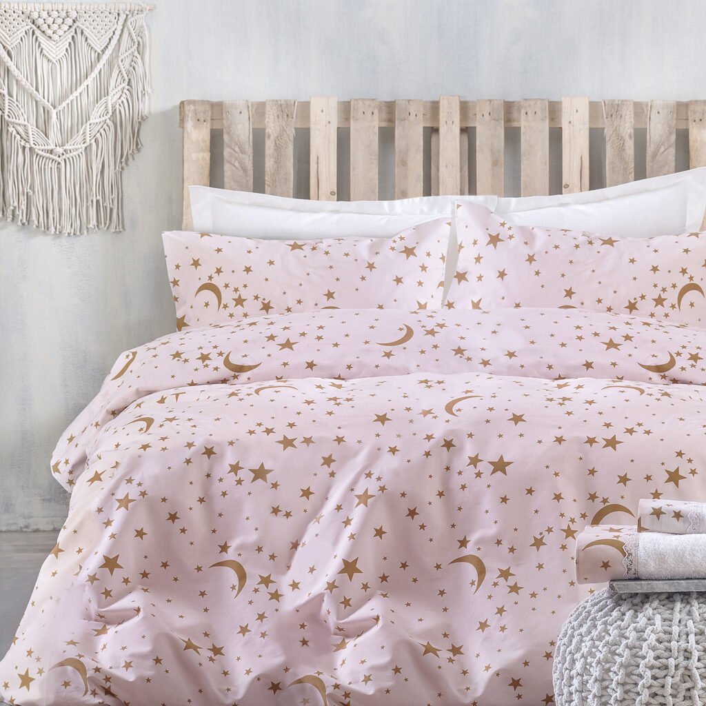 MOONLIGHT ΡΟΖ - ΖΕΥΓΟΣ ΜΑΞΙΛΑΡΟΘΗΚΕΣ - ΡΟΖ - 50Χ70 - Rythmos