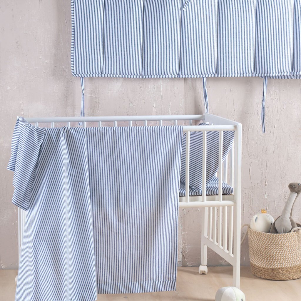 MOTIV ΜΠΛΕ ΣΚΟΥΡΟ - ΣΕΤ ΣΕΝΤΟΝΙΑ ΒΡΕΦΙΚΑ 3 ΤΕΜ. - ΜΠΛΕ ΣΚΟΥΡΟ - 120X160 - Rythmos