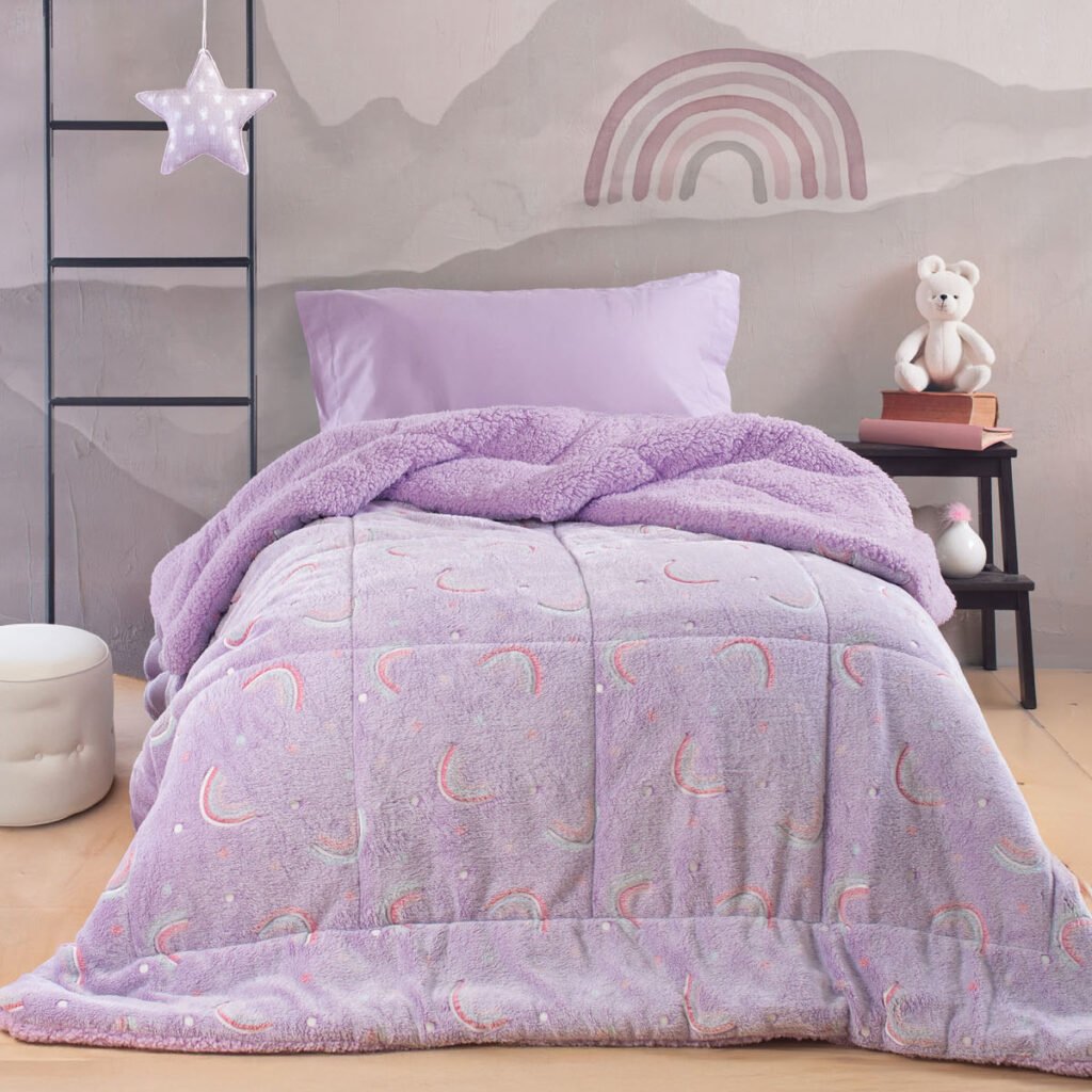 NELIE - ΚΟΥΒΕΡΤΟΠΑΠΛΩΜΑ ΠΑΙΔΙΚΟ LUMINUS (flannel fleece) -  - ΗΜΙΔΙΠΛΟ (160Χ220) - Rythmos