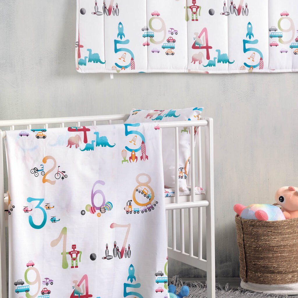 NUMBERS - ΣΕΤ ΣΕΝΤΟΝΙΑ ΒΡΕΦΙΚΑ 3 ΤΕΜ. -  - 120X160 - Rythmos