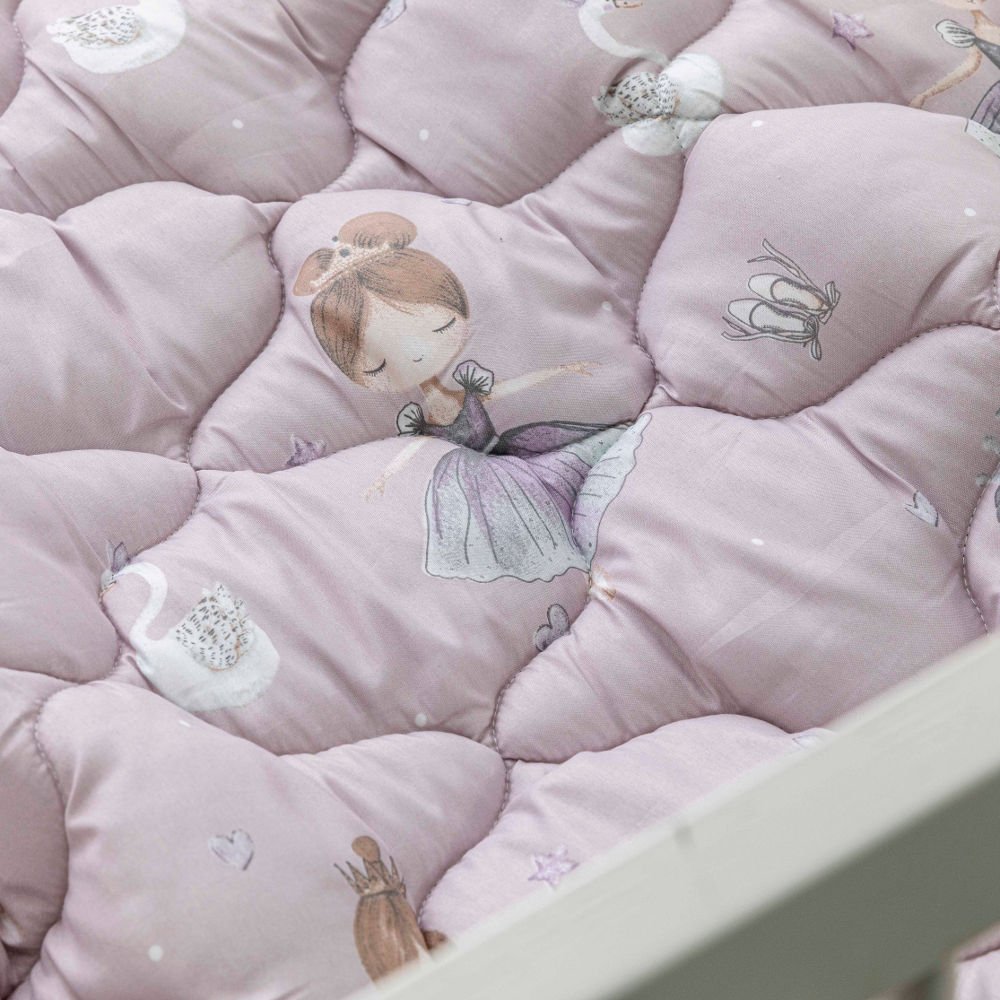 Alternative view of Πάπλωμα Κούνιας Odette - 110 x 140 cm - Λιλά - Borea Home Textiles