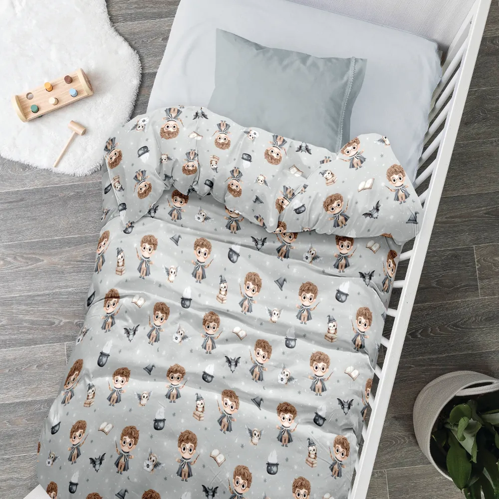 Alternative view of Πάπλωμα Κούνιας Wizard - 110 x 140 cm - Γκρι - Borea Home Textiles