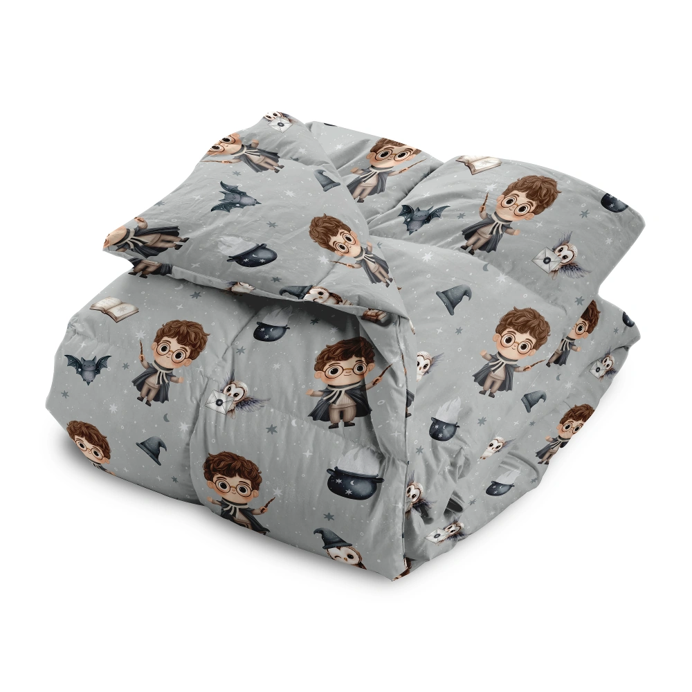 Alternative view of Πάπλωμα Wizard Μονό - 160 x 240 cm - Γκρι - Borea Home Textiles