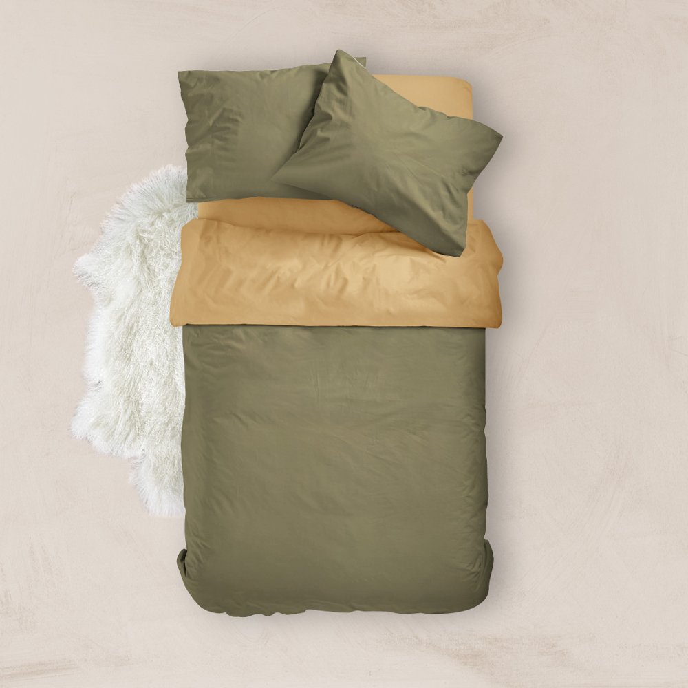 Παπλωματοθήκη Μονόχρωμη Solid Υπέρδιπλη - 220 x 240 cm - Μπορντώ-Ποντικί - Borea Home Textiles - Image 15