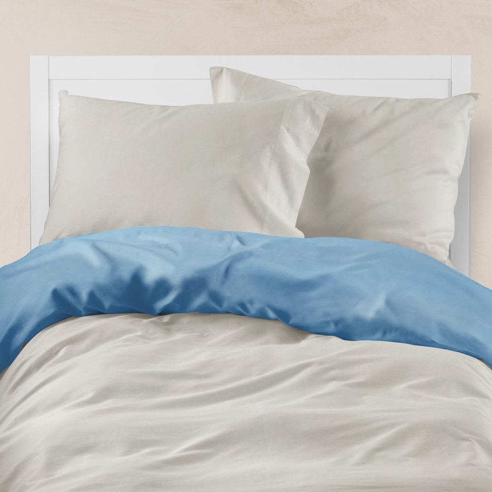 Παπλωματοθήκη Μονόχρωμη Solid Υπέρδιπλη - 220 x 240 cm - Μπορντώ-Ποντικί - Borea Home Textiles - Image 10