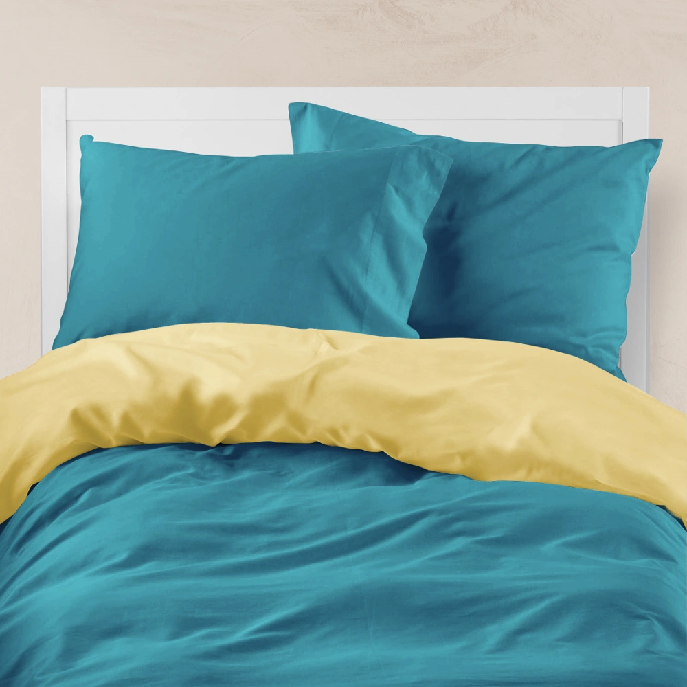 Παπλωματοθήκη Μονόχρωμη Solid Υπέρδιπλη - 220 x 240 cm - Μπορντώ-Ποντικί - Borea Home Textiles - Image 22