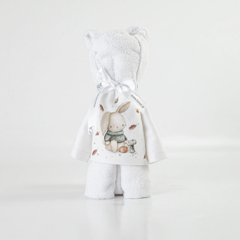 Alternative view of Πετσέτα Αρκουδάκι Λαγουδάκι - 50 x 90 cm - Εκρού - Borea Home Textiles