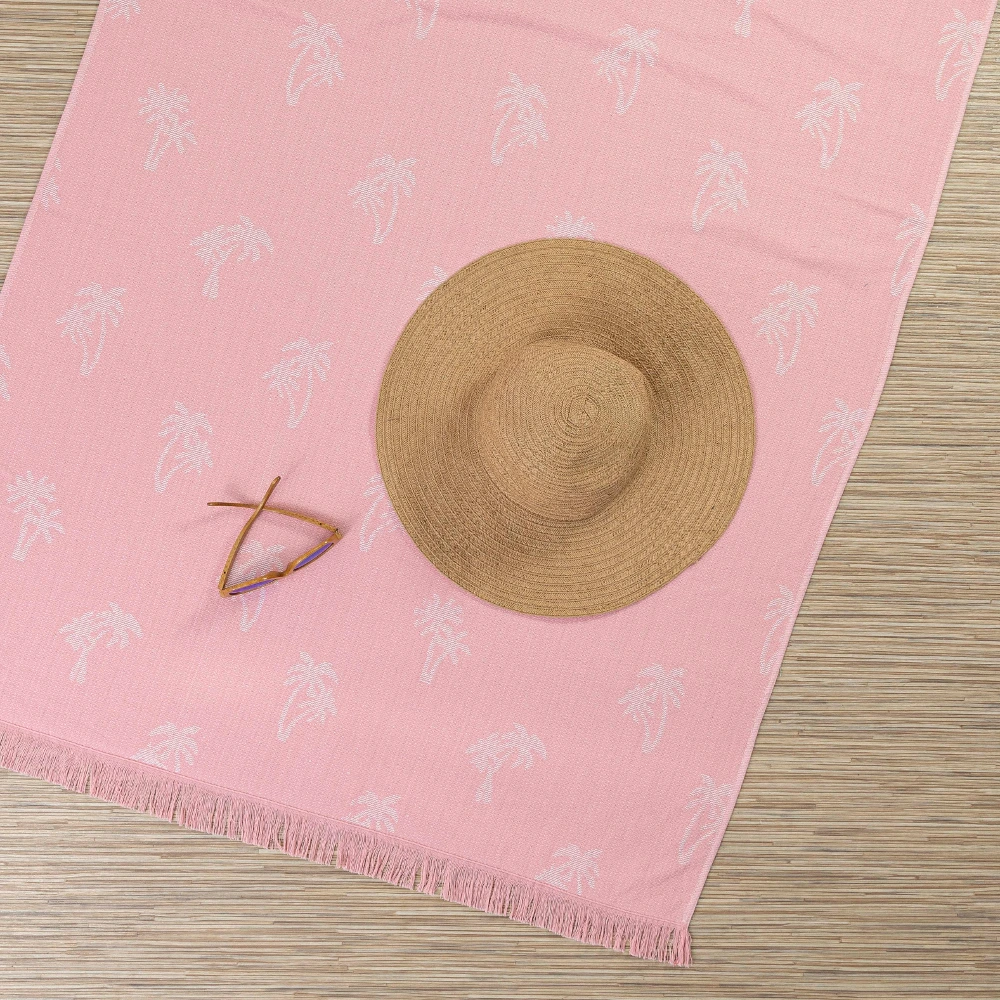 Alternative view of Πετσέτα Παρεό Κρόσσι Tropicana - 90 x 160 cm - Άκουα - Borea Home Textiles