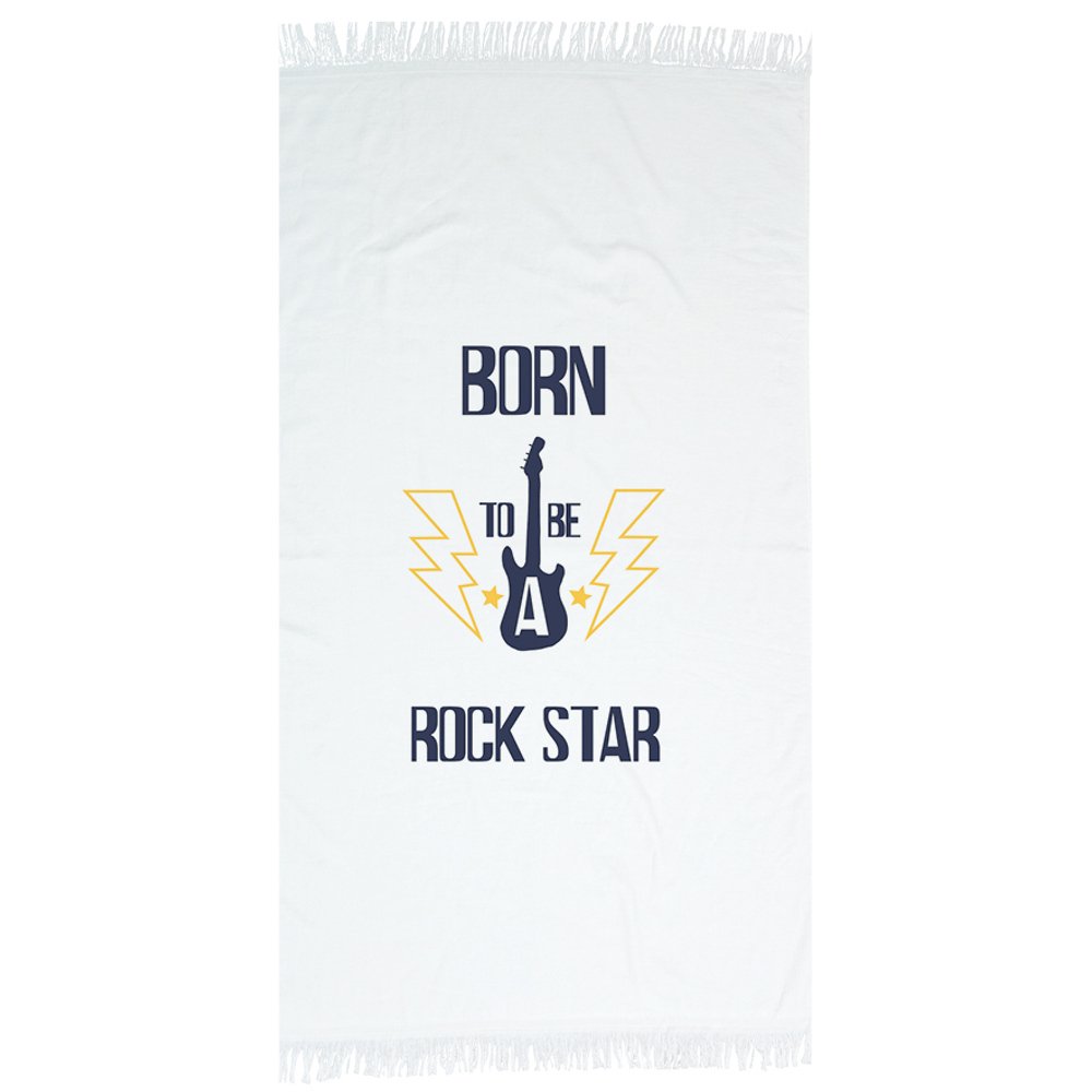 Πετσέτα Παρεό Rock Star - 90 x 160 cm - Εκρού - Borea Home Textiles