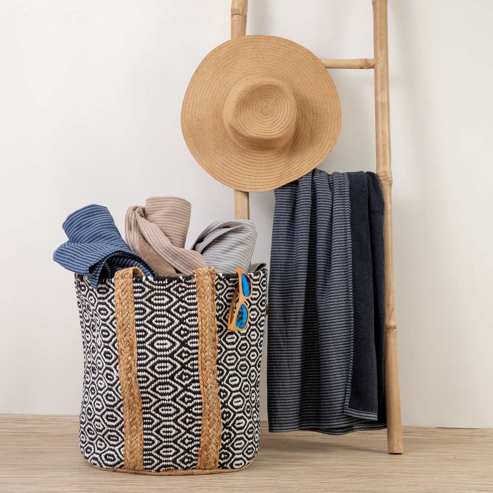 Alternative view of Πετσέτα Πισίνας Cambana - 90 x 180 cm - Γκρι - Borea Home Textiles