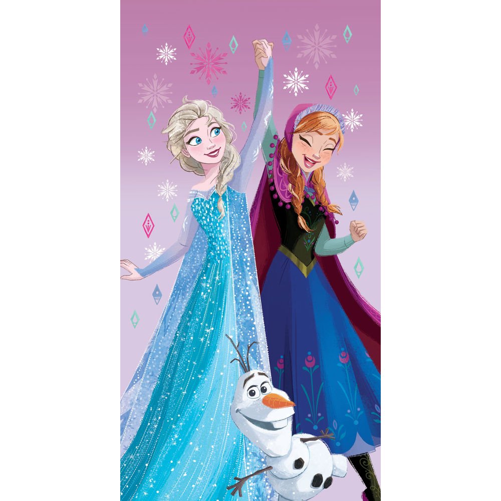 Πετσέτα Θαλάσσης Microfiber Frozen - 70 x 140 cm - Λιλά - Borea Home Textiles