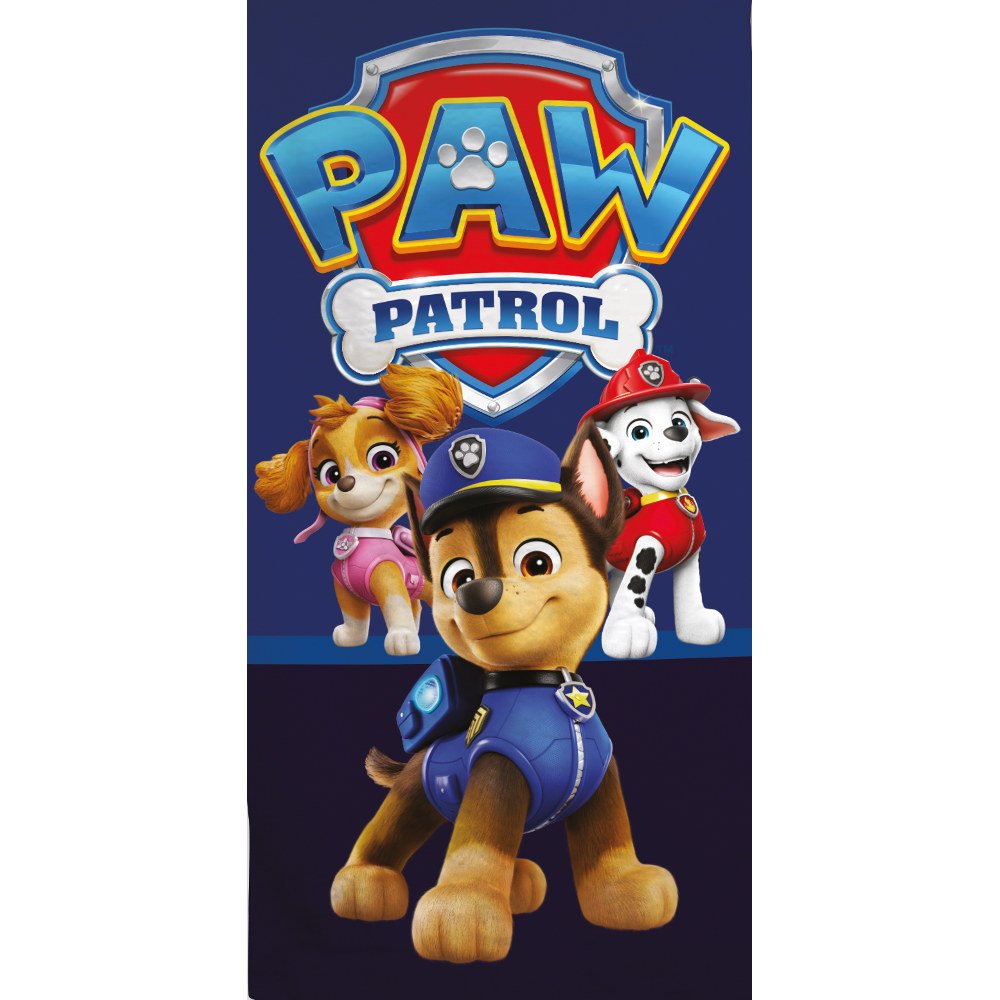 Πετσέτα Θαλάσσης Microfiber Paw Patrol Chase - 70 x 140 cm - Μπλε - Borea Home Textiles