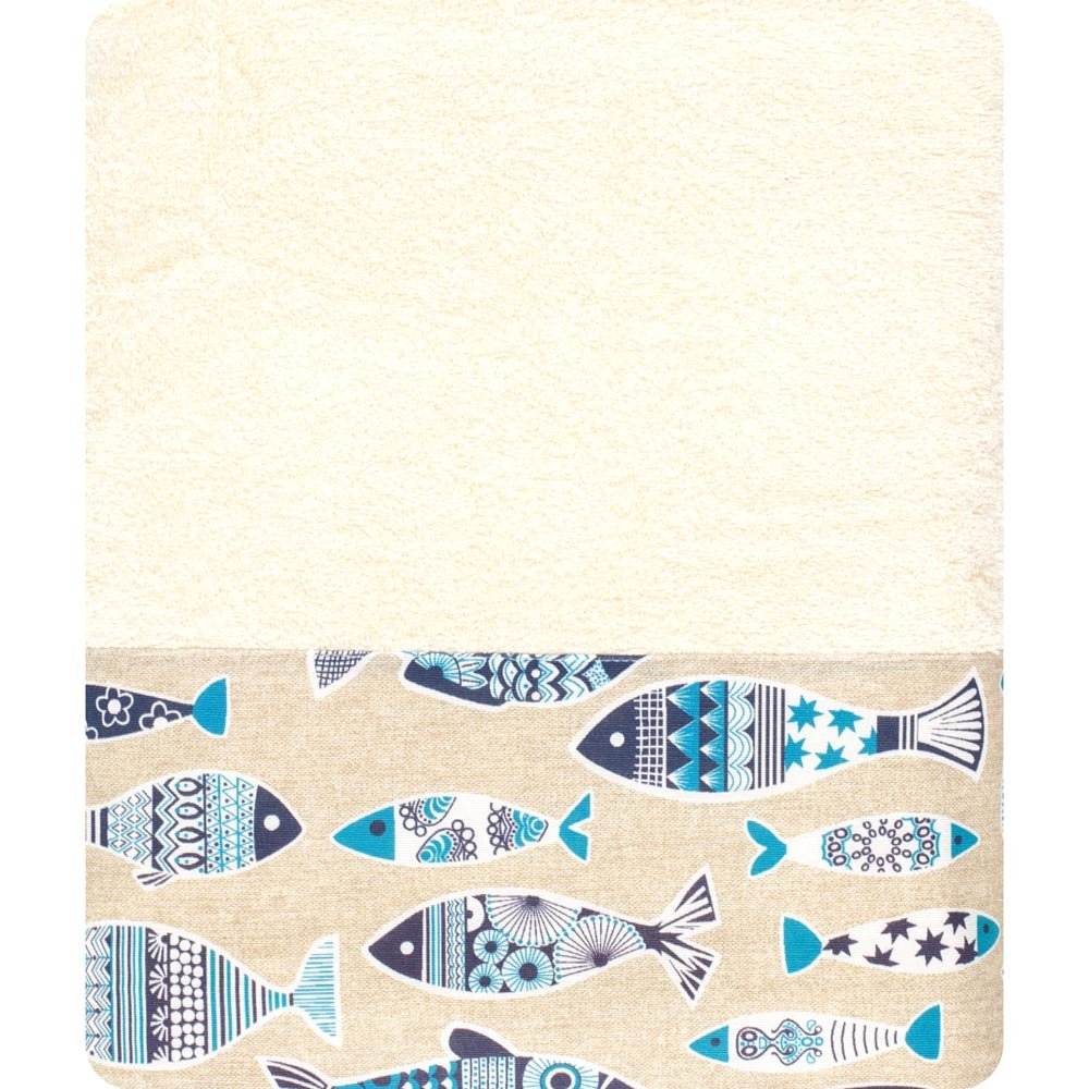 Πετσέτα Θαλάσσης Piscous - 90 x 150 cm - Λευκό - Borea Home Textiles - Image 6