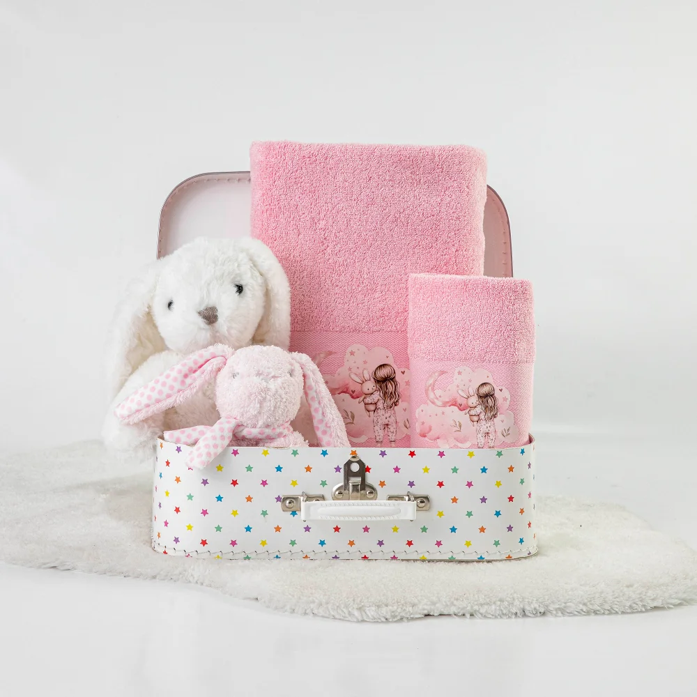 Alternative view of Πετσέτες Σετ 2ΤΜΧ Goodnight Ροζ - 70 x 120 / 30 x 50 cm - Ροζ - Borea Home Textiles