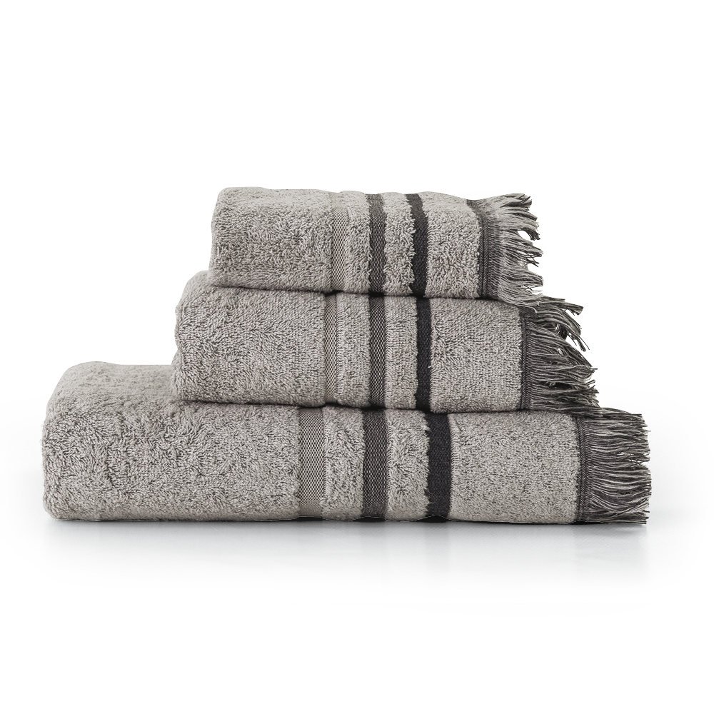 Πετσέτες Σετ 3ΤΜΧ Jill - 70 x 140 / 50 x 90 / 30 x 50 cm - Λιλά - Borea Home Textiles - Image 4