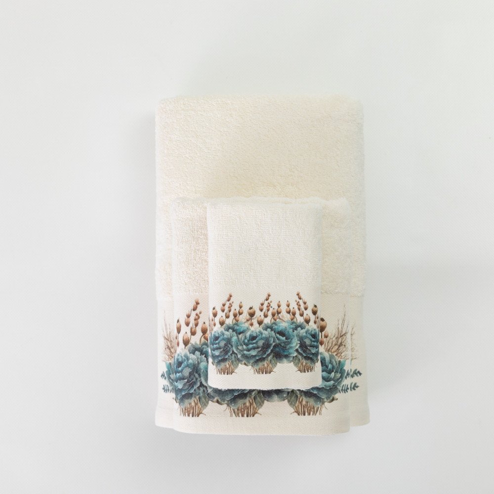 Πετσέτες Σετ 2ΤΜΧ Sapphira - 50 x 90 / 30 x 50 cm - Λευκό - Borea Home Textiles - Image 7