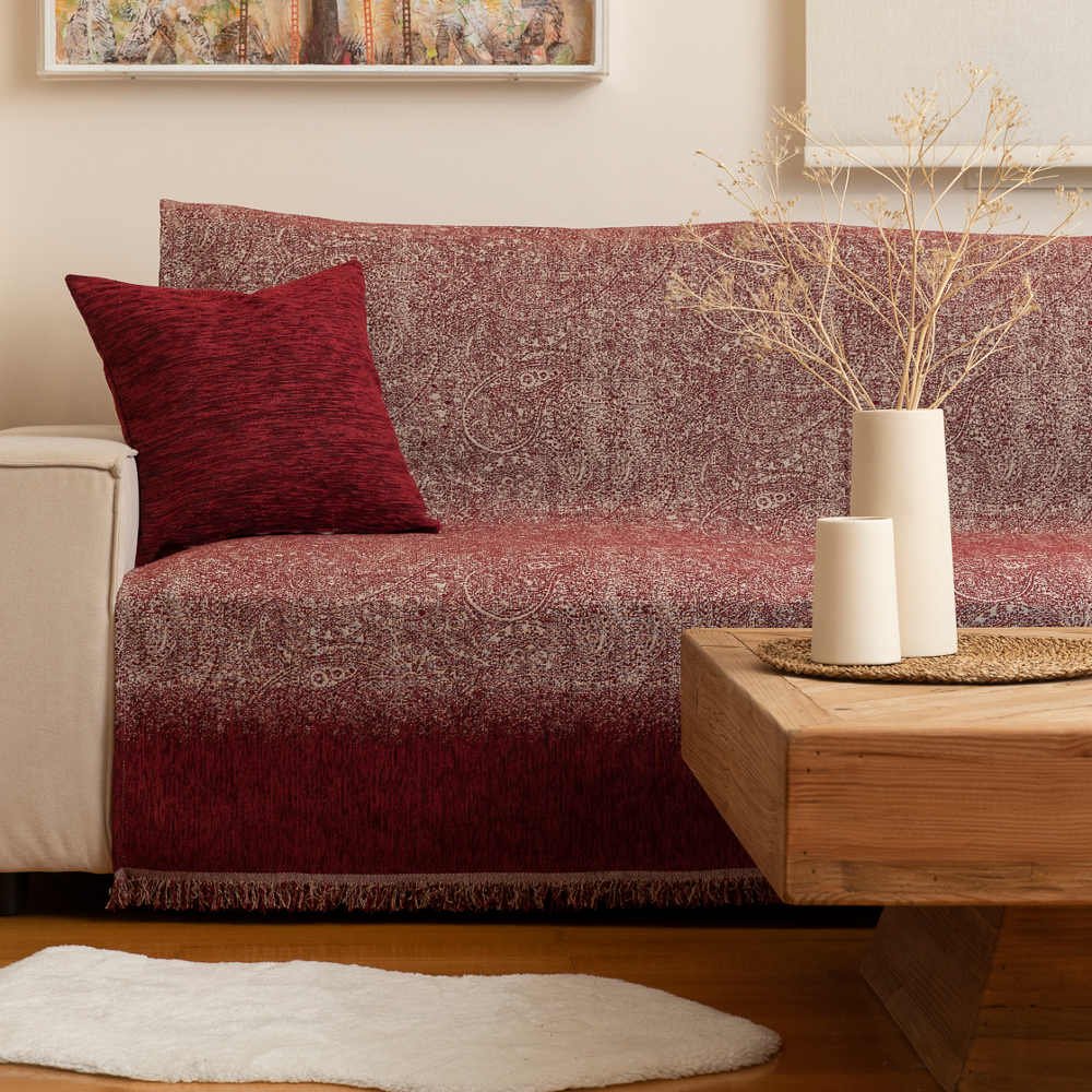 Ριχτάρι Σενίλ Τριθέσιο Babylon - 180 x 300 cm - Γκρι - Borea Home Textiles