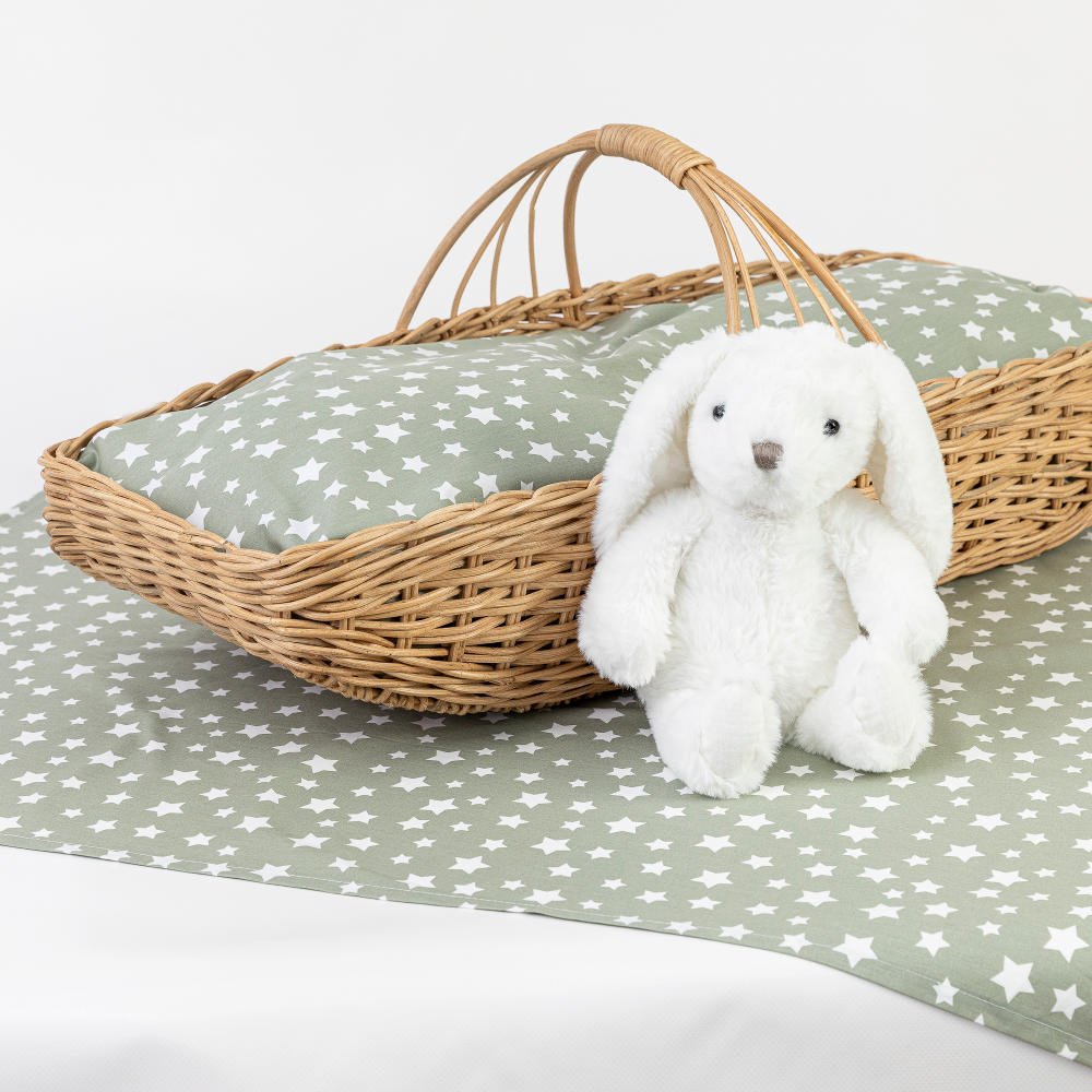 Σεντόνια Λίκνου Σετ Stars - (2) 70 x 120 cm - Ροζέ - Borea Home Textiles