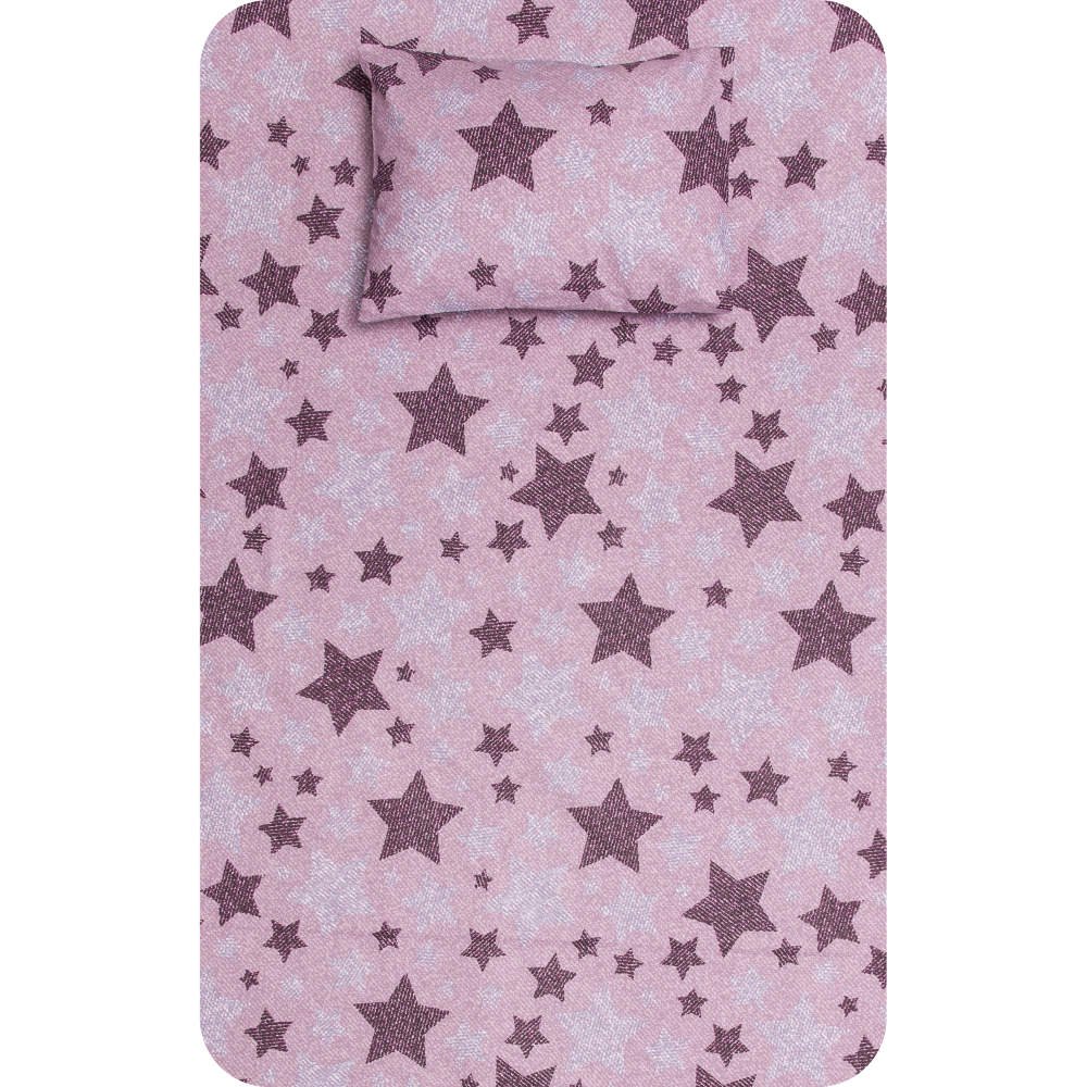 Σεντόνι Σετ 2ΤΜΧ Sky Μονό Ροζέ - 160 x 240 cm + 50 x 70 cm - Ροζέ - Borea Home Textiles