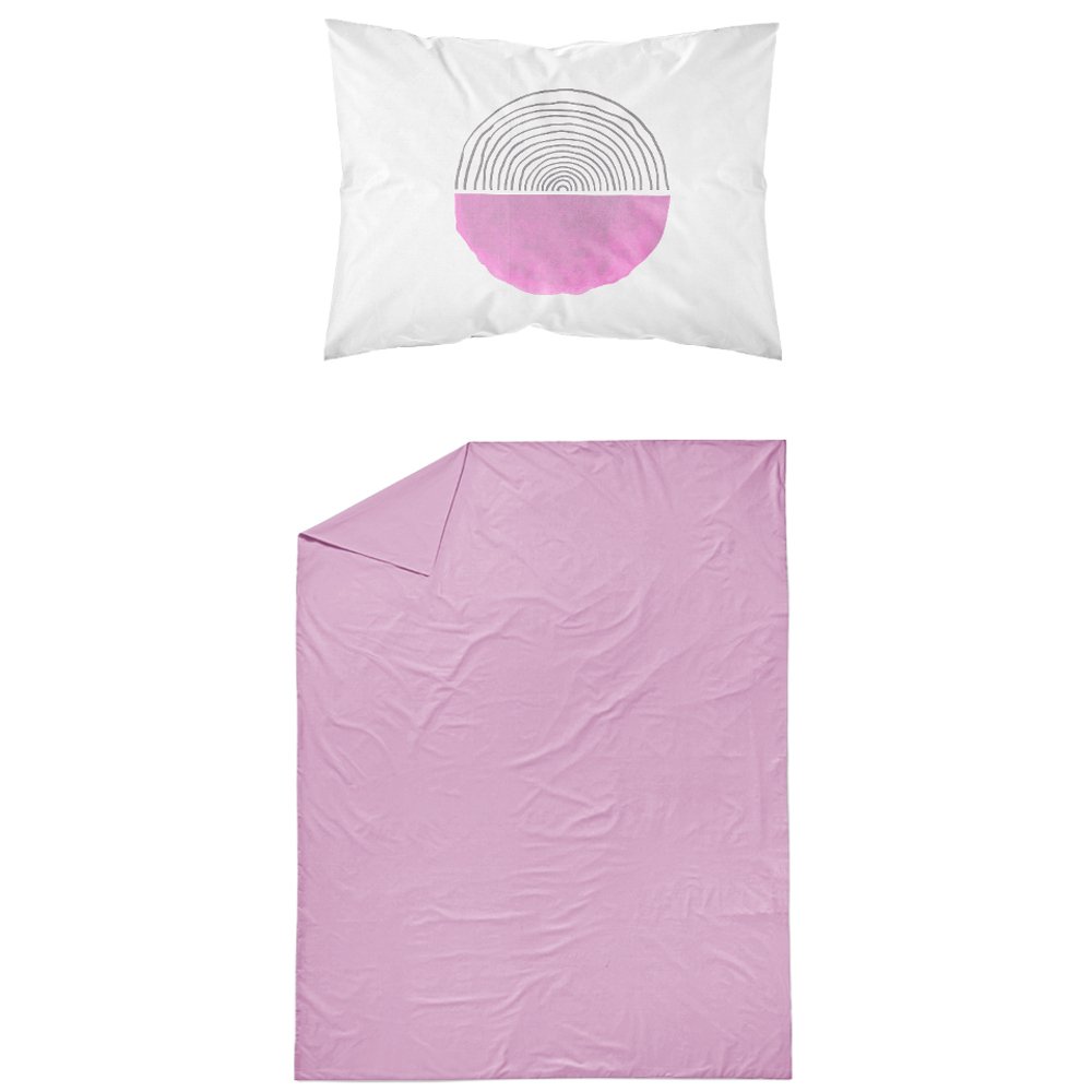Σεντόνι Σετ 2ΤΜΧ Three Skies Ροζ Μονό - 160 x 240 cm + 50 x 70 cm - Ροζ - Borea Home Textiles