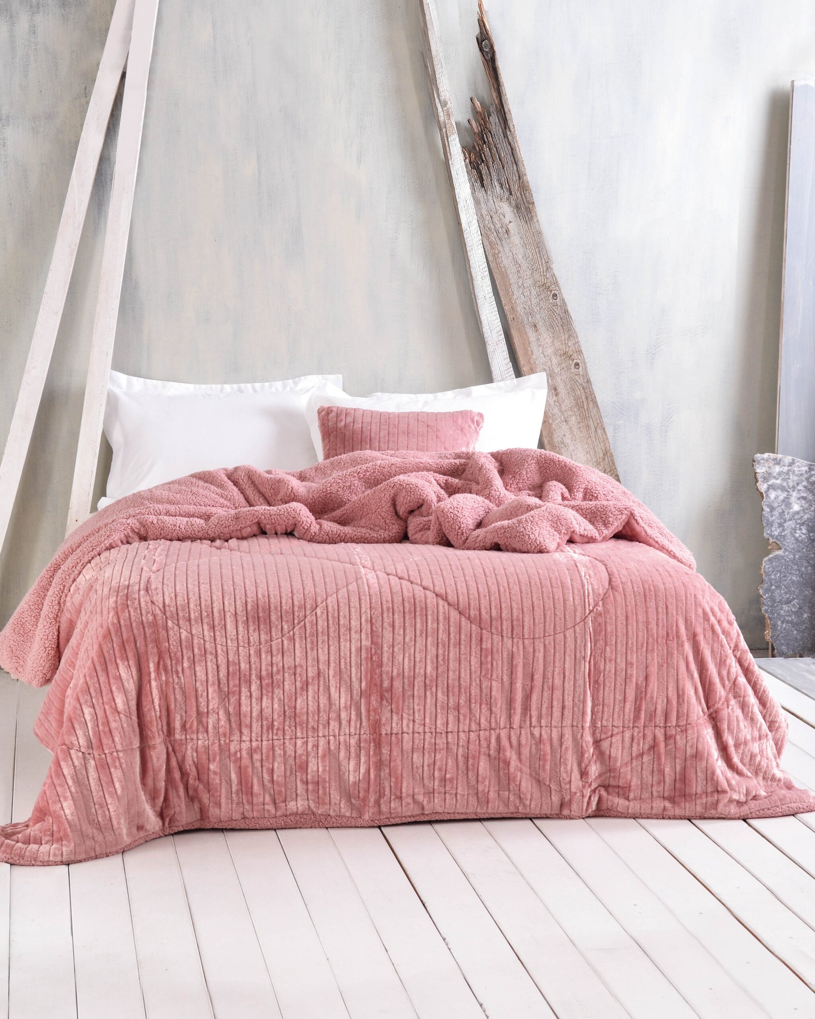 SHABBY ΡΟΖ - ΜΑΞΙΛΑΡΟΘΗΚΗ - ΡΟΖ - 50X50 - Rythmos