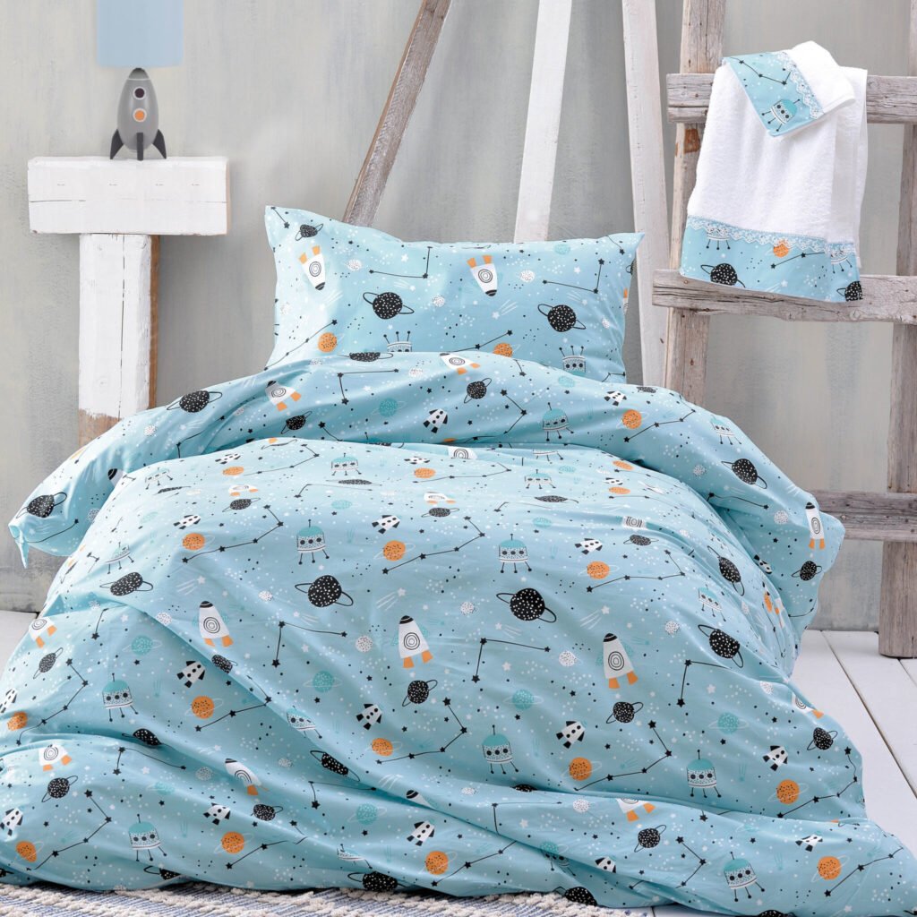 ASTROWORLD  - ΣΕΤ ΠΑΠΛΩΜΑΤΟΘΗΚΗ SYMBOL - ΓΑΛΑΖΙΟ - ΗΜΙΔΙΠΛΟ (160X250) - Rythmos