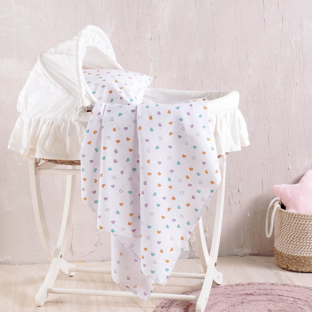 TINY HEART ΛΕΥΚΟ - ΣΕΝΤΟΝΙ ΛΙΚΝΟΥ - ΛΕΥΚΟ - 80X110 - Rythmos