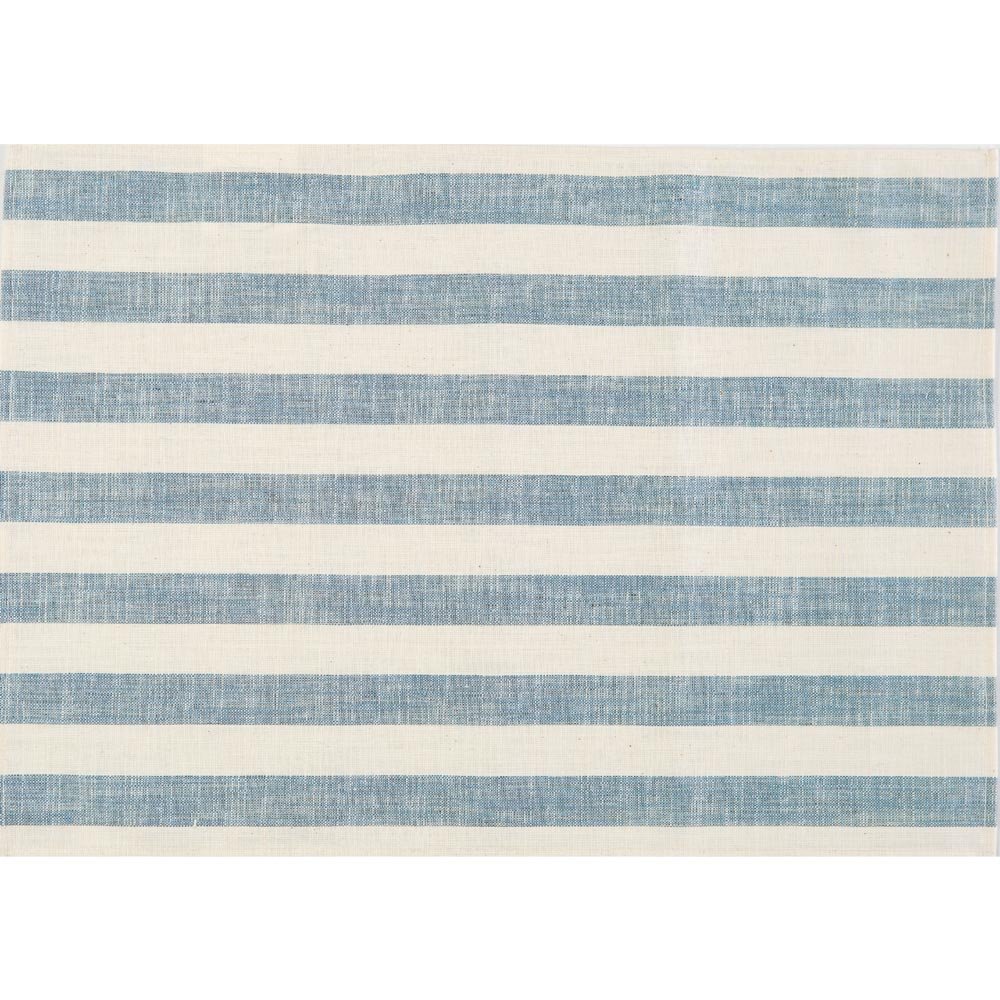 Alternative view of Τραπεζομάντηλο Αδιαβροχοποιημένο Ριγέ - 140 x 140 cm - Κόκκινο - Borea Home Textiles