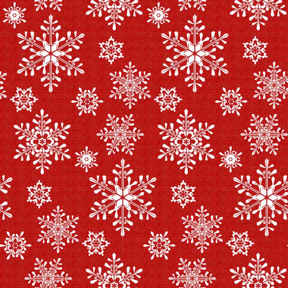 Alternative view of Τραπεζομάντηλο Χριστουγεννιάτικο Χιονονιφάδα - 140 x 140 cm - Κόκκινο - Borea Home Textiles