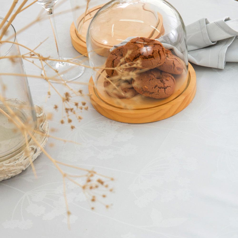 Τραπεζομάντηλο Βελονάκι Ηρώ - 140 x 180 cm + (6) 45 x 45 cm - Εκρού - Borea Home Textiles