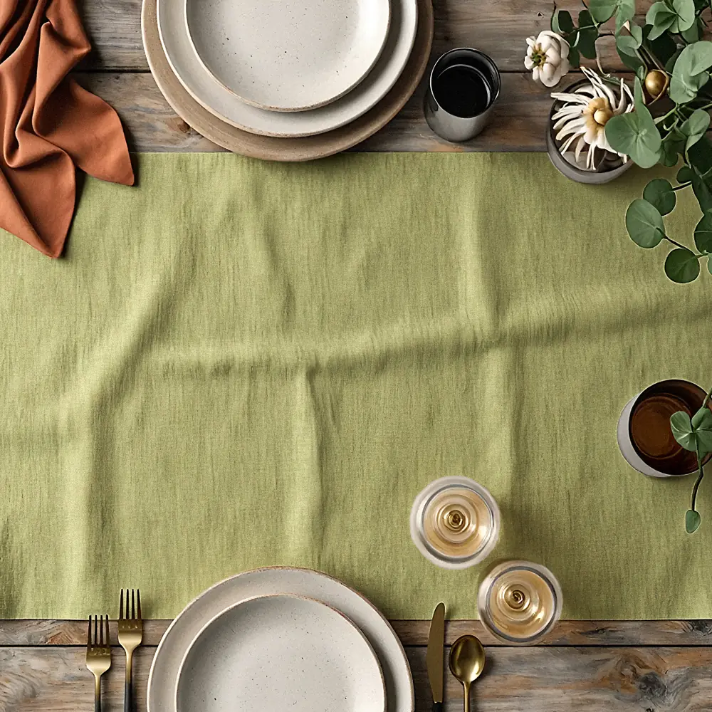 Alternative view of Τραπεζομάντηλο Mallorca - 140 x 260 cm - Μπεζ - Borea Home Textiles