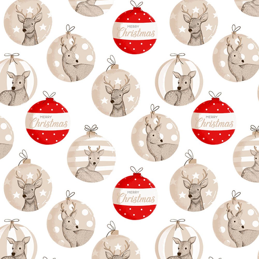 Alternative view of Τραβέρσα Χριστουγεννιάτικη Merry Christmas - 50 x 180 cm - Εκρού - Borea Home Textiles