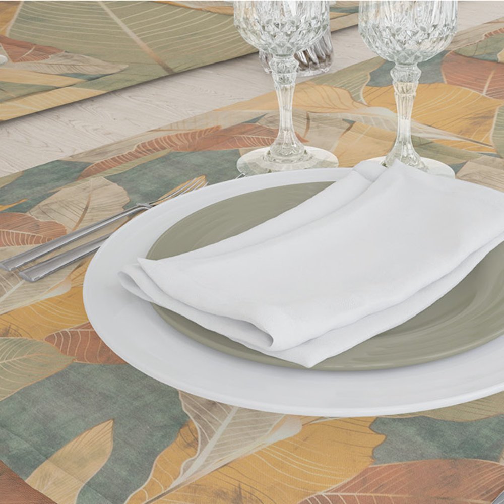 Τραβέρσα Palm Tree Πράσινο - 50 x 180 cm - Πράσινο - Borea Home Textiles