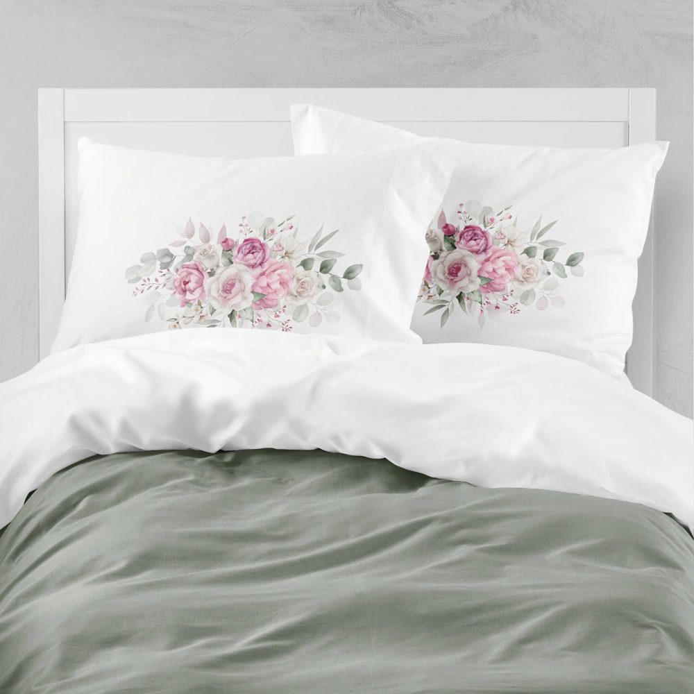 Alternative view of Ζεύγος Μαξιλαροθήκες Agnes - (2) 50 x 70 cm - Λευκό - Borea Home Textiles