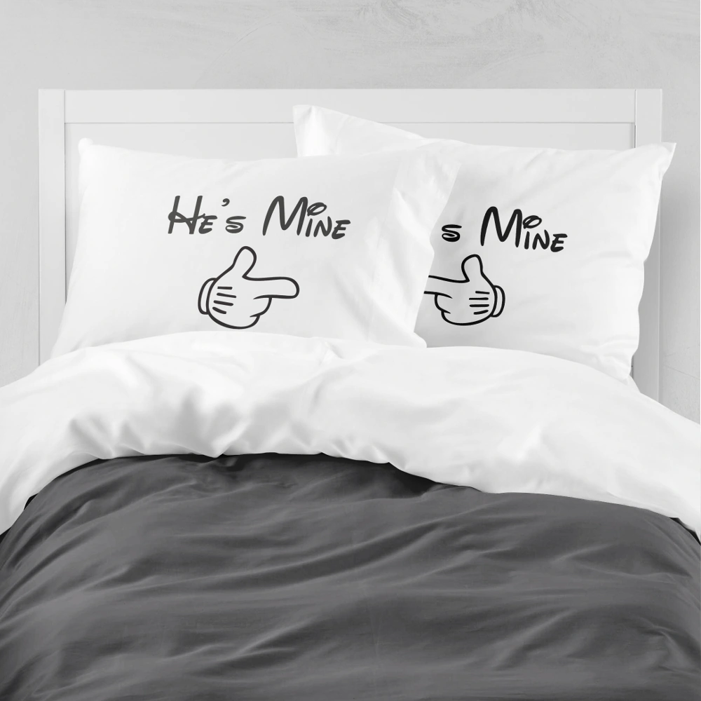 Alternative view of Ζεύγος Μαξιλαροθήκες Mine - (2) 50 x 70 cm - Λευκό - Borea Home Textiles