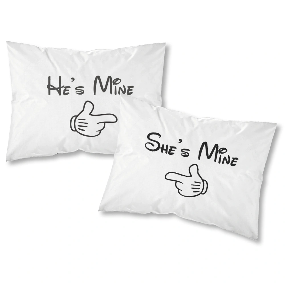 Ζεύγος Μαξιλαροθήκες Mine - (2) 50 x 70 cm - Λευκό - Borea Home Textiles