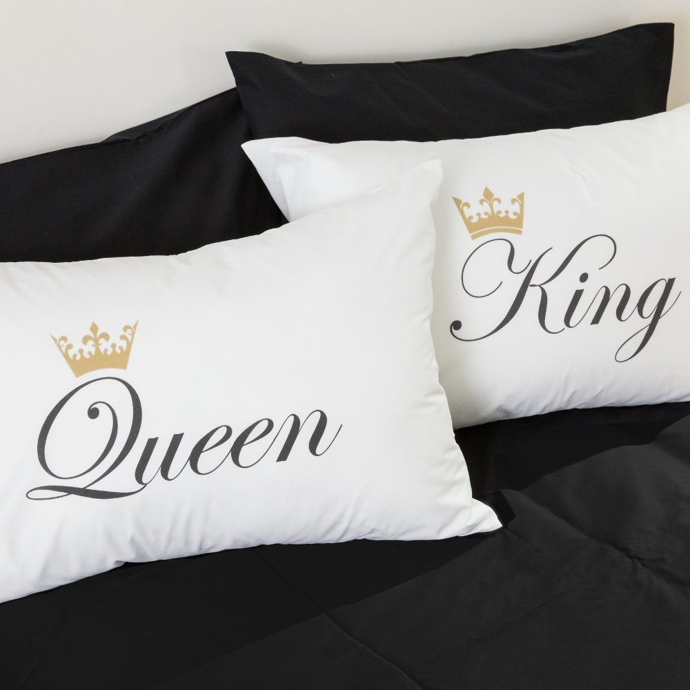 Alternative view of Ζεύγος Μαξιλαροθήκες Queen&King - (2) 50 x 70 cm - Λευκό - Borea Home Textiles