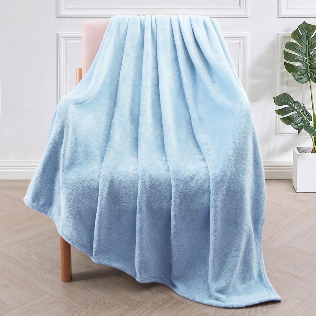 Κουβέρτα Καναπέ / Διακοσμητικό Ριχτάρι (130x160) Light Blue 19756 - Astron Italy