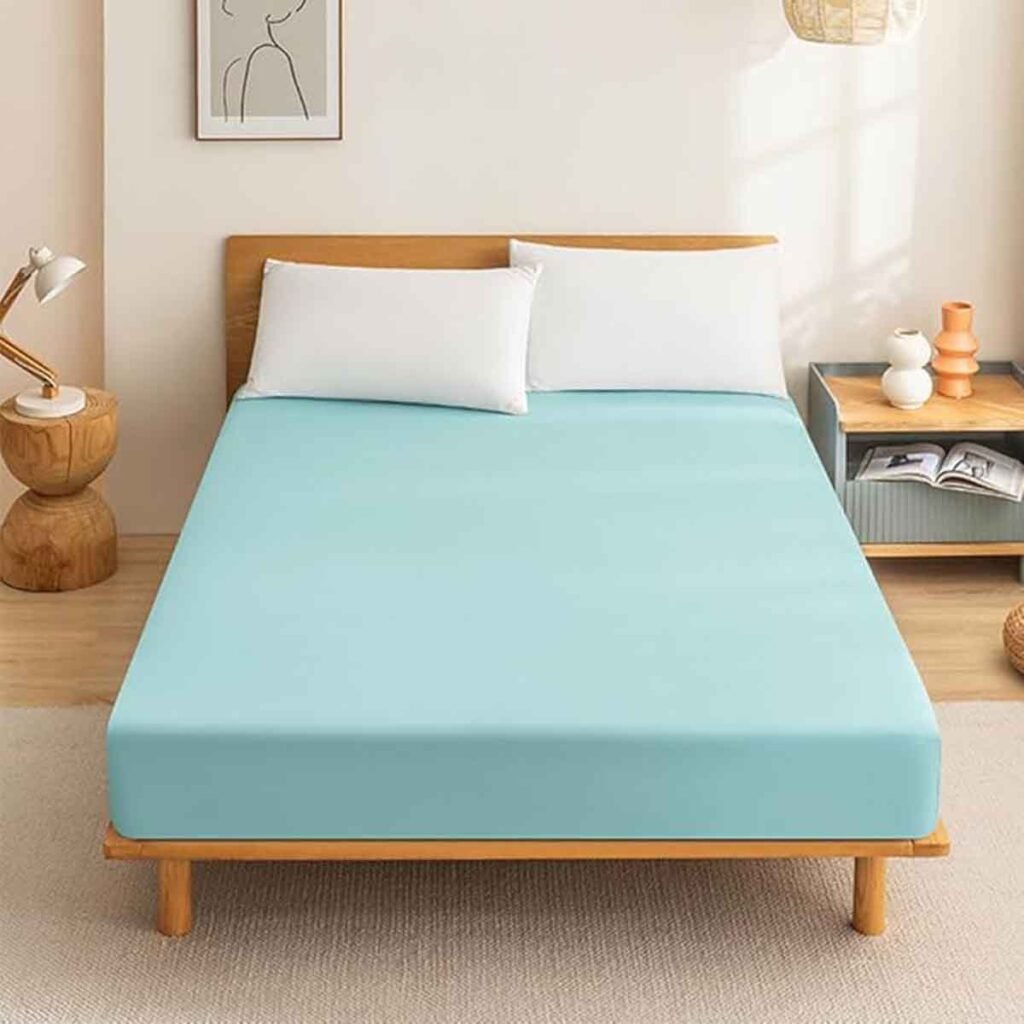 Σεντόνι Με Λάστιχο (160x200+40) Petrol 9489 - Astron Italy